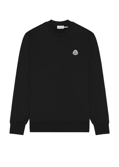 Moncler Logo Cotton Sweatshirt "Black" Casual Sweatshirt UAE