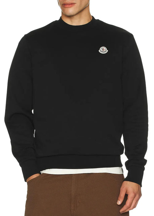 Moncler Logo Cotton Sweatshirt "Black" Casual Sweatshirt UAE
