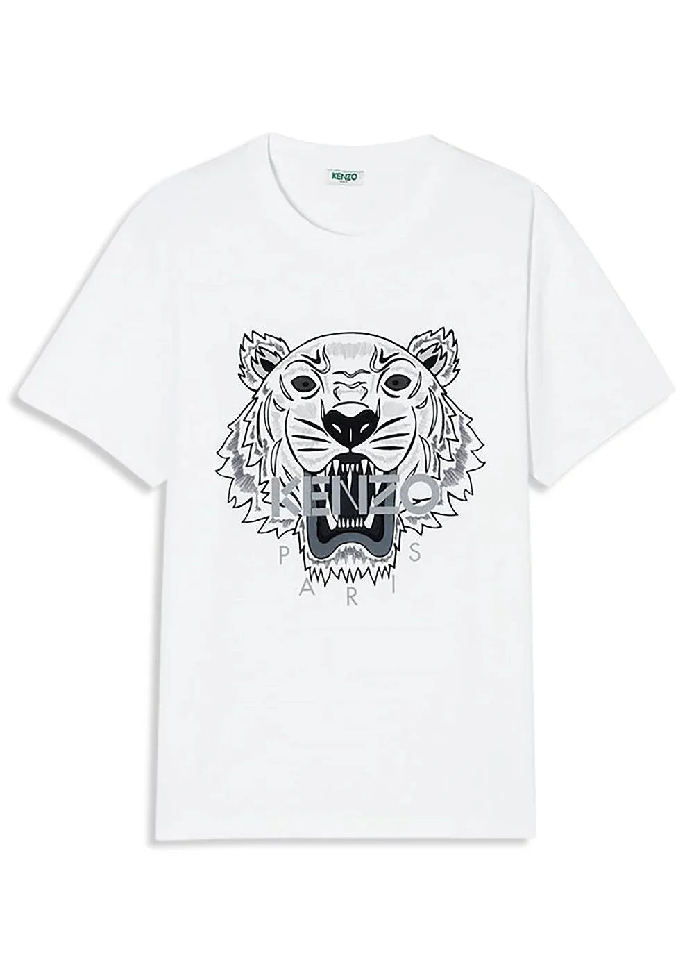 Kenzo Classic Tiger T-Shirt "White Black" Iconic Graphic Tee UAE