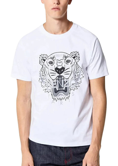 Kenzo Classic Tiger T-Shirt "White Black" Iconic Graphic Tee UAE