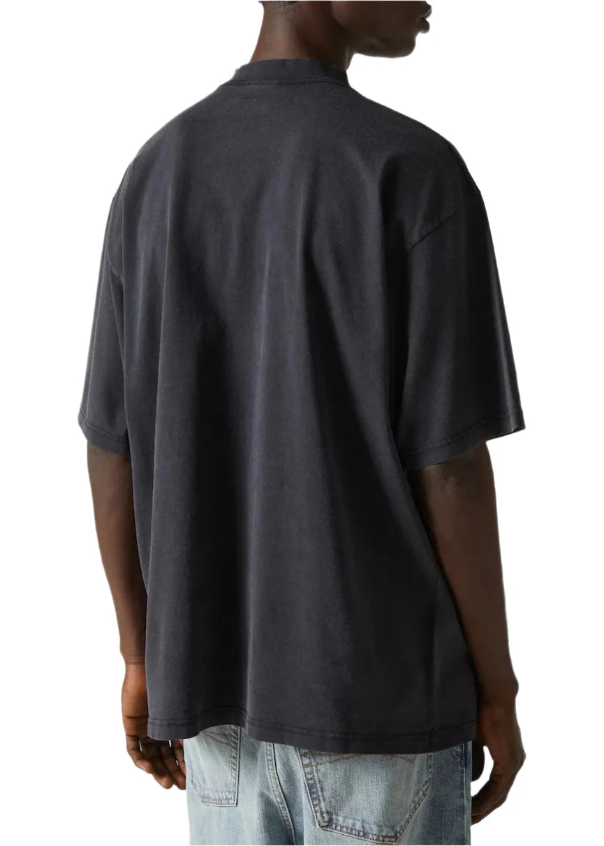Balenciaga I Love Paris Cotton T-Shirt Graphic Streetwear Tee UAE