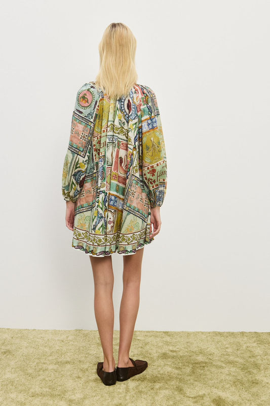 ALEMAIS Tommasina Printed Mini Dress