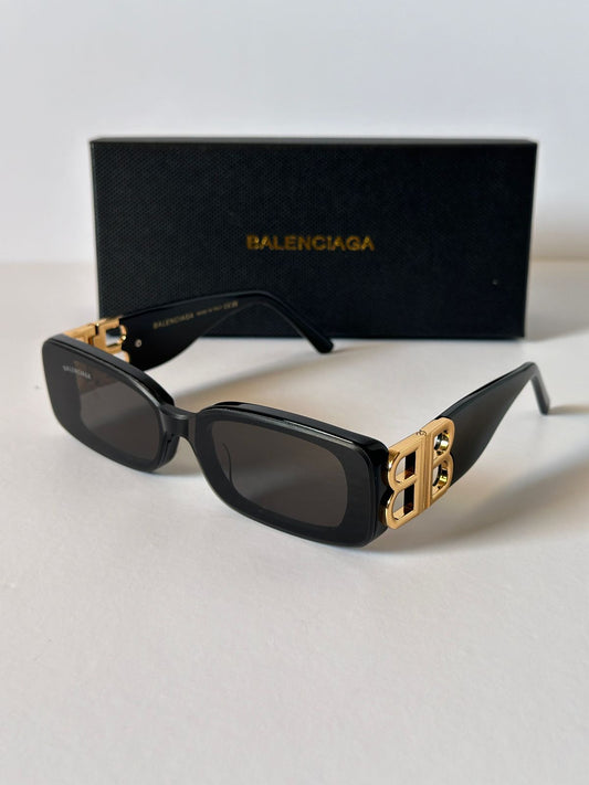 BALENCIAGA Dynasty Rectangle Sunglasses