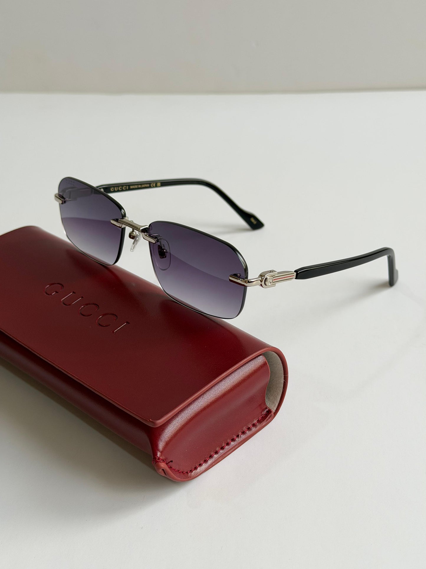 Gucci rectangle-frame  Sunglasses