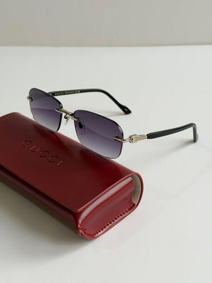 Gucci rectangle-frame  Sunglasses