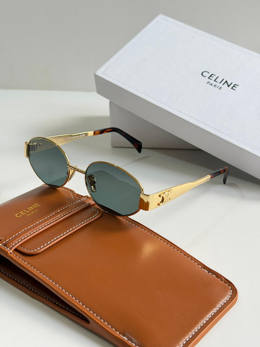 Celine Triomphe Oval Sunglasses