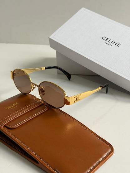 Celine Triomphe Oval Sunglasses