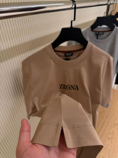 Zegna logo-print crew-neck T-shirt