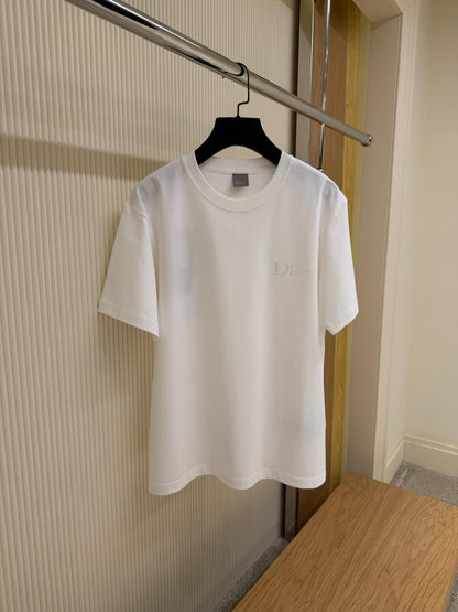 T-Shirt with Dior Embroidery, Relaxed Fit