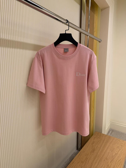 T-Shirt with Dior Embroidery, Relaxed Fit