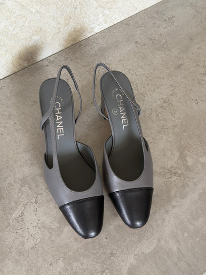 Chanel Heeled Slingbacks