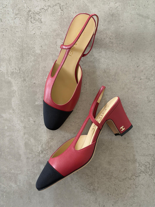 Chanel Heeled Slingbacks