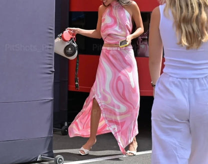 Buy Pucci Pink Printed Maxi set