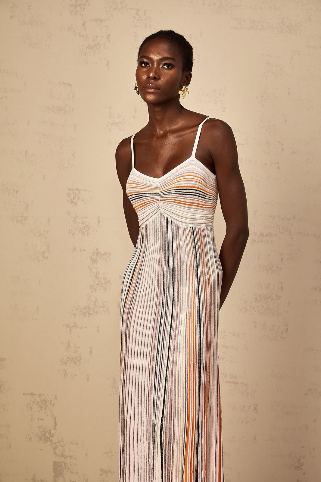Missoni Blue Sequin-embellished Sleeveless Maxi dress