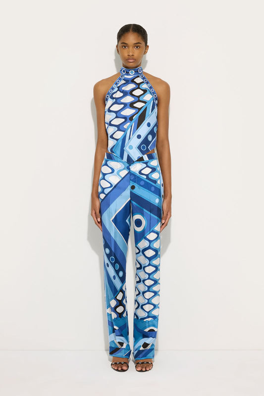 Pucci Blue Vivara-print set
