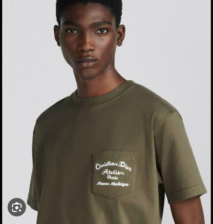 Dior Cotton Pique Embroidered T-Shirt