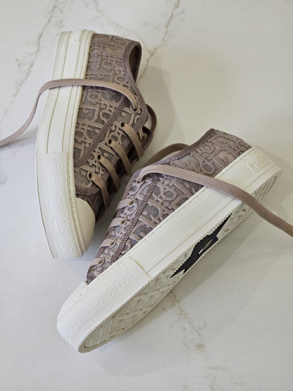 Dior Walk'n'Dior Sneaker Black Dior Oblique Embroidered Mesh