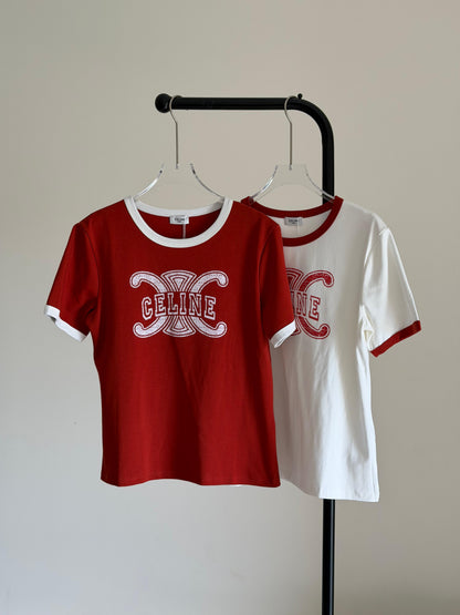 Celine 70'S T-SHIRT IN COTTON JERSEY
