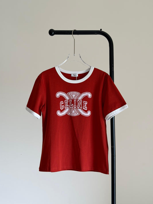 Celine 70'S T-SHIRT IN COTTON JERSEY