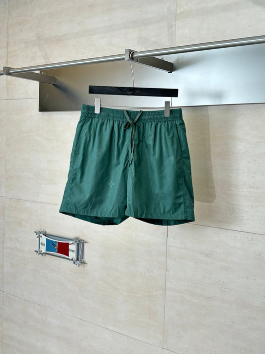 Louis Vuitton Monogram Moire Jacquard Silk Shorts