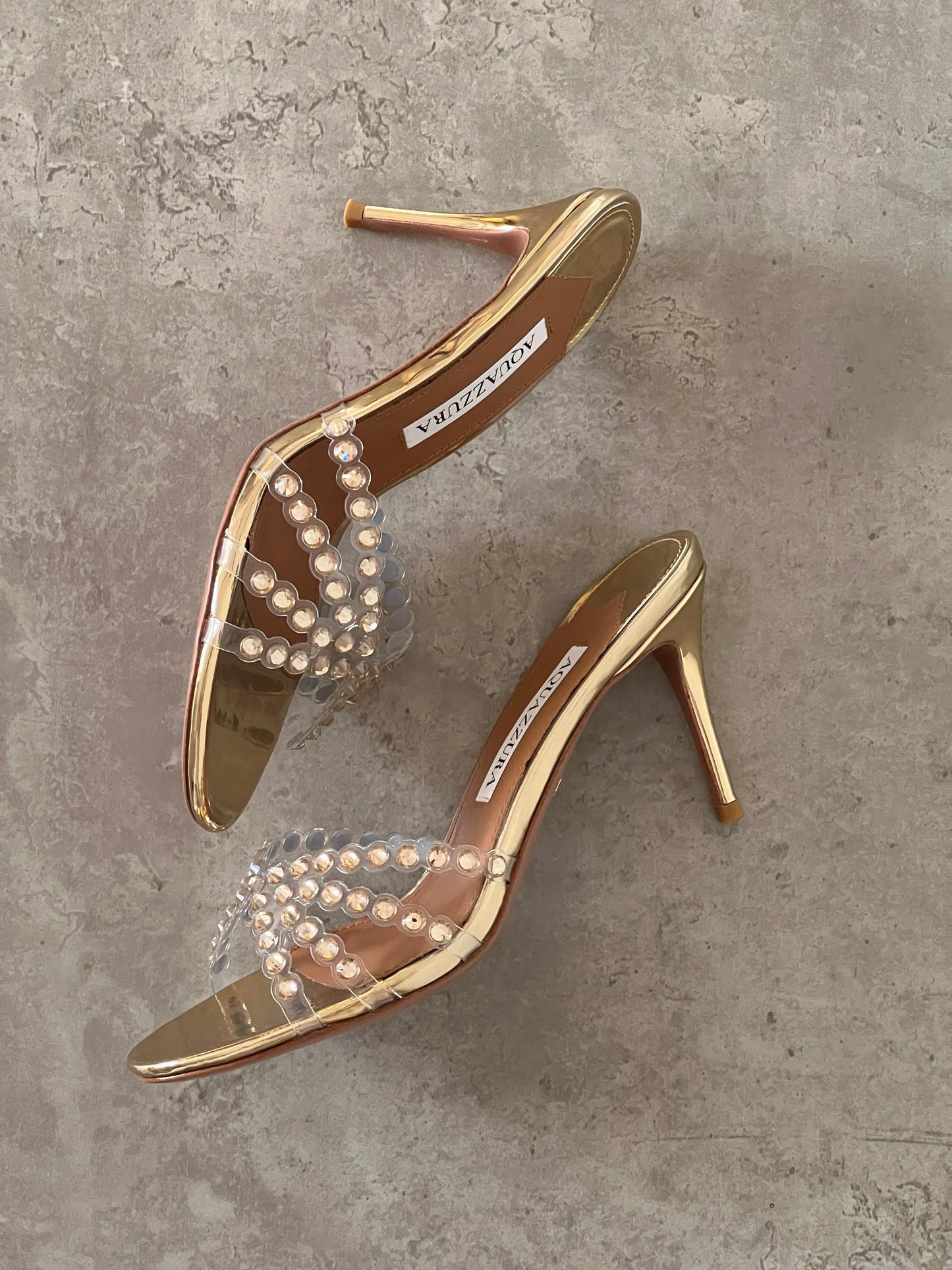 Aquazzura Embellished Tequila Mules 75