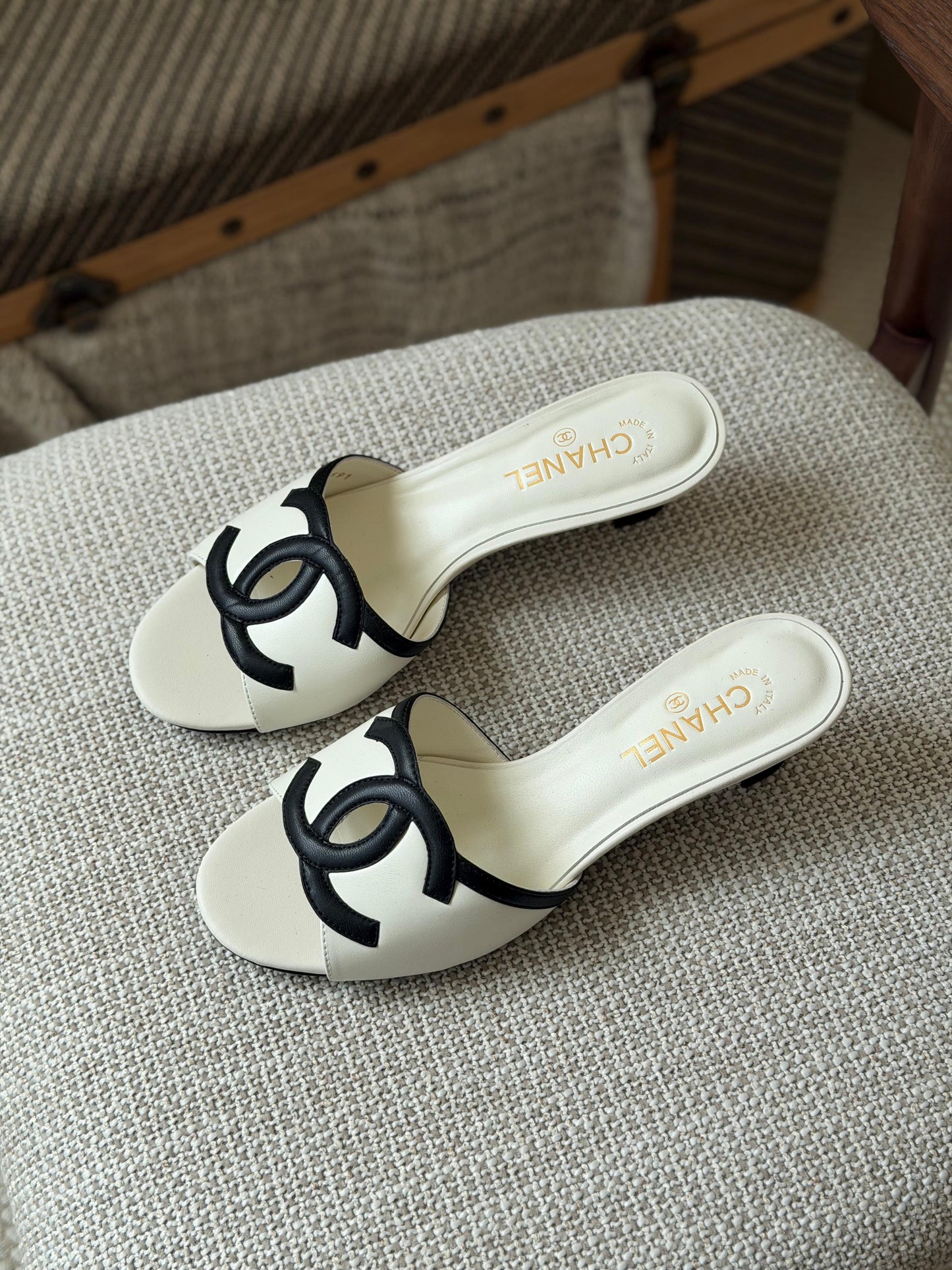Chanel Lambskin Sandals