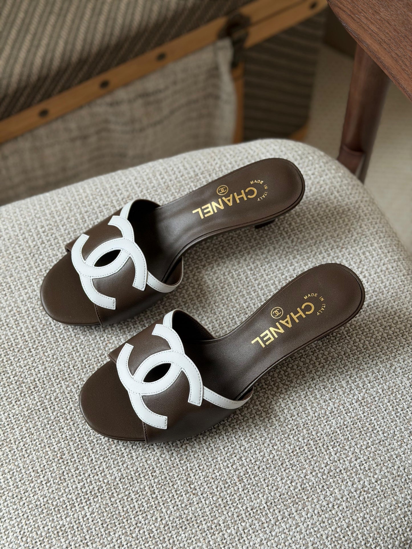 Chanel Lambskin Sandals
