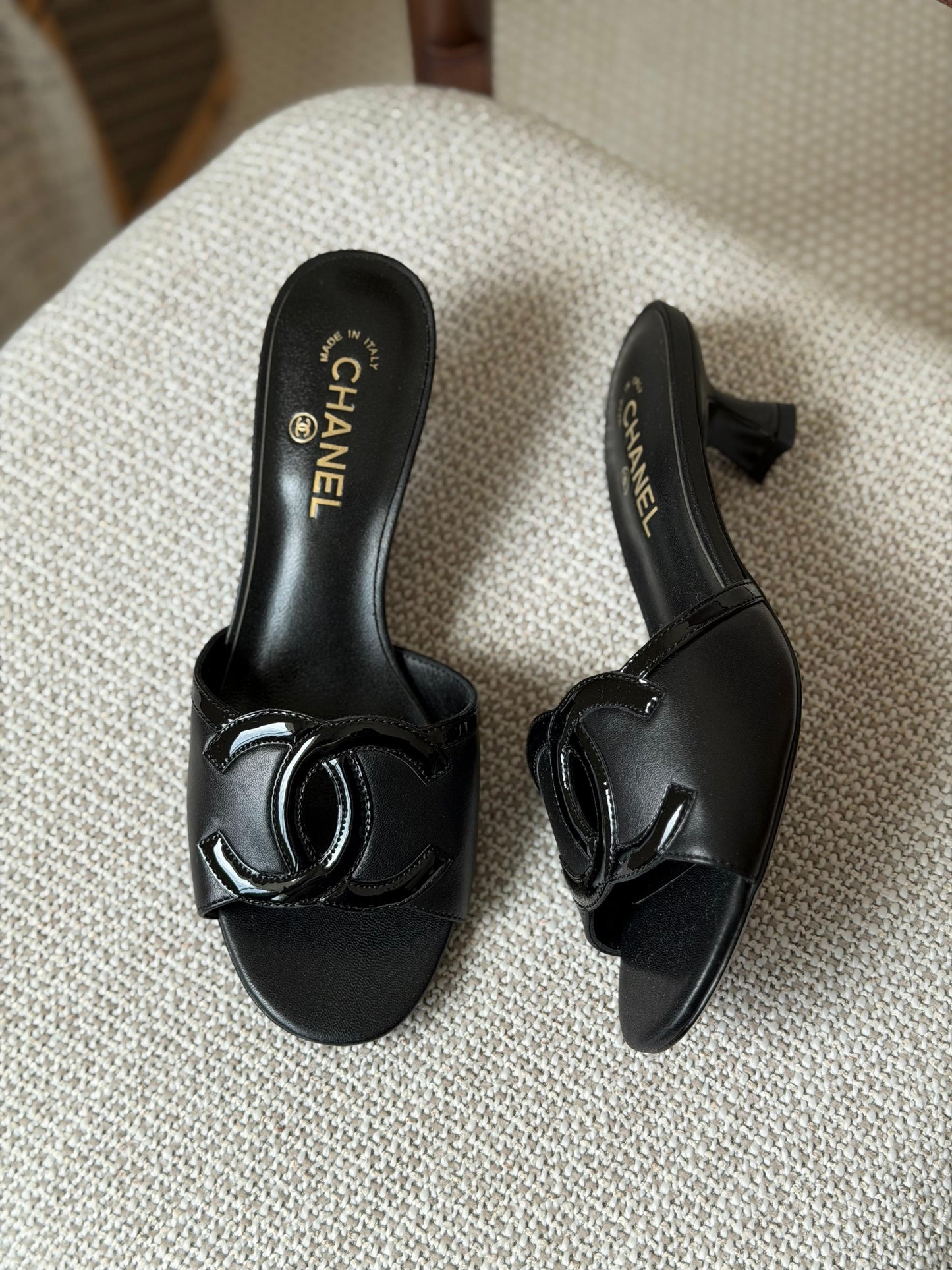 Chanel Lambskin Sandals