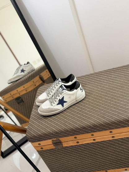 Golden Goose Leather Ball Star Sneakers