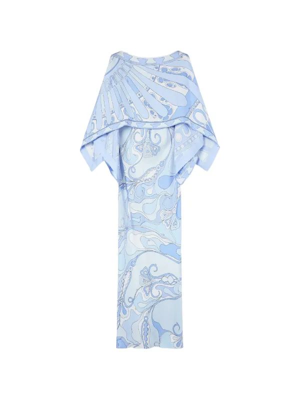PUCCI Orchidee And Soleil-print Silk Dress