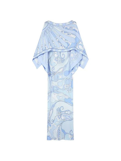 PUCCI Orchidee And Soleil-print Silk Dress