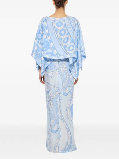 PUCCI Orchidee And Soleil-print Silk Dress