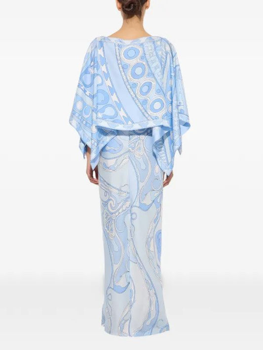 PUCCI Orchidee And Soleil-print Silk Dress