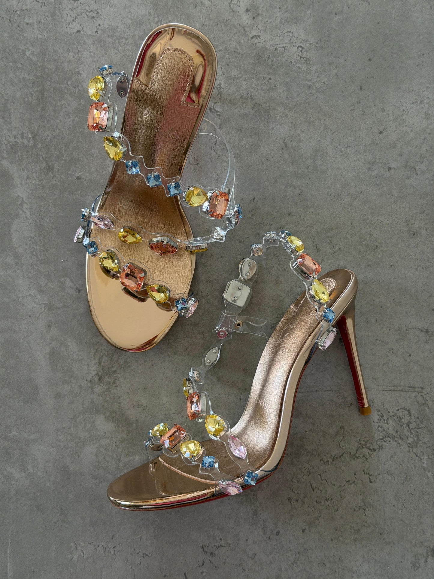 Christian Louboutin Rosa Jewel heel