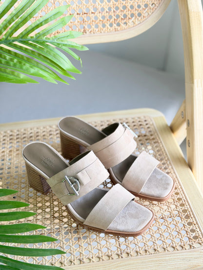 Hermes Kute 60 sandal suede