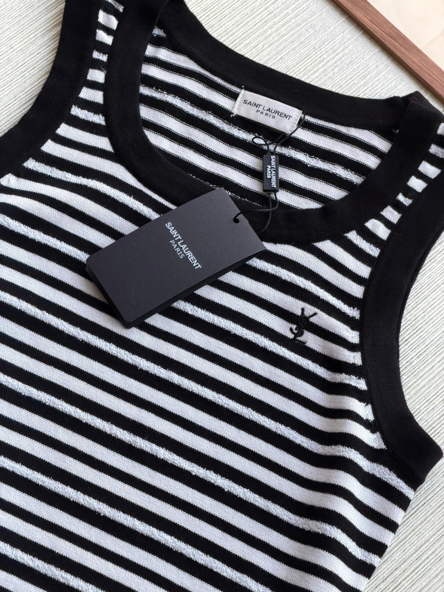 Saint Laurent Striped Tank Top