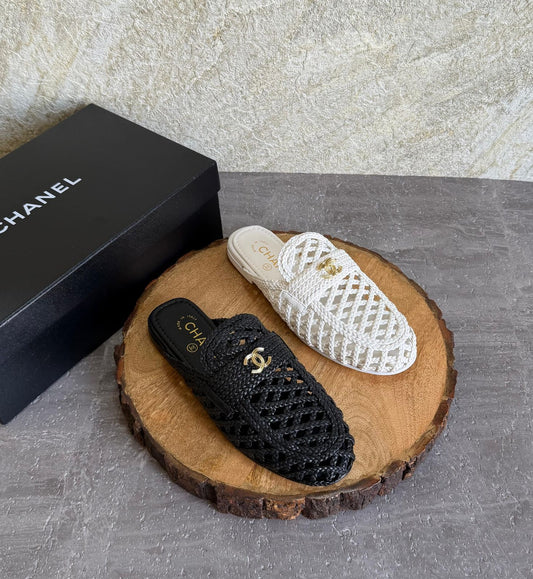 Chanel Crochet Mule