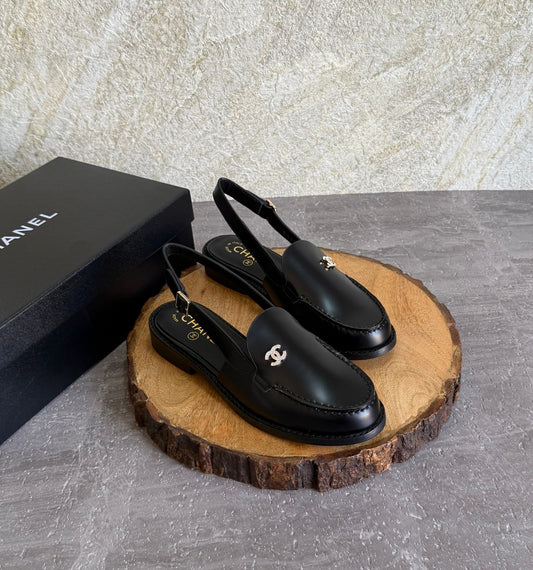 Chanel Chanel Slingbacks in Shiny Calfskin