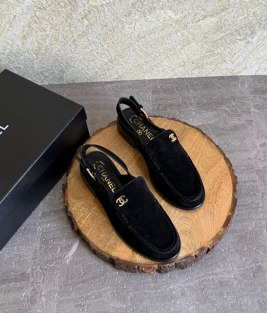 Chanel Chanel Slingbacks in suede