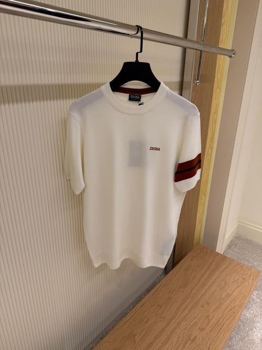 Zegna logo-embroidered T-shirt