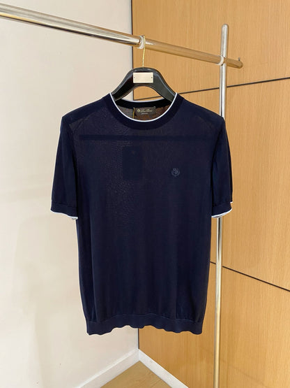 LORO PIANA Silk and Cotton-Blend T-Shirt
