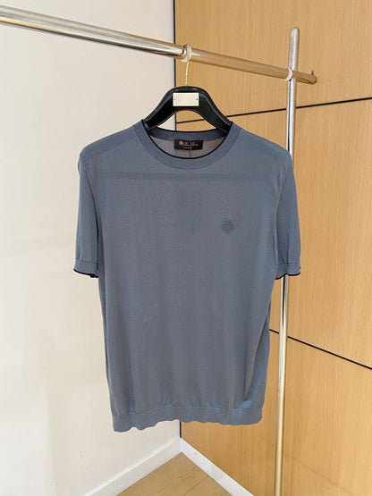 LORO PIANA Silk and Cotton-Blend T-Shirt