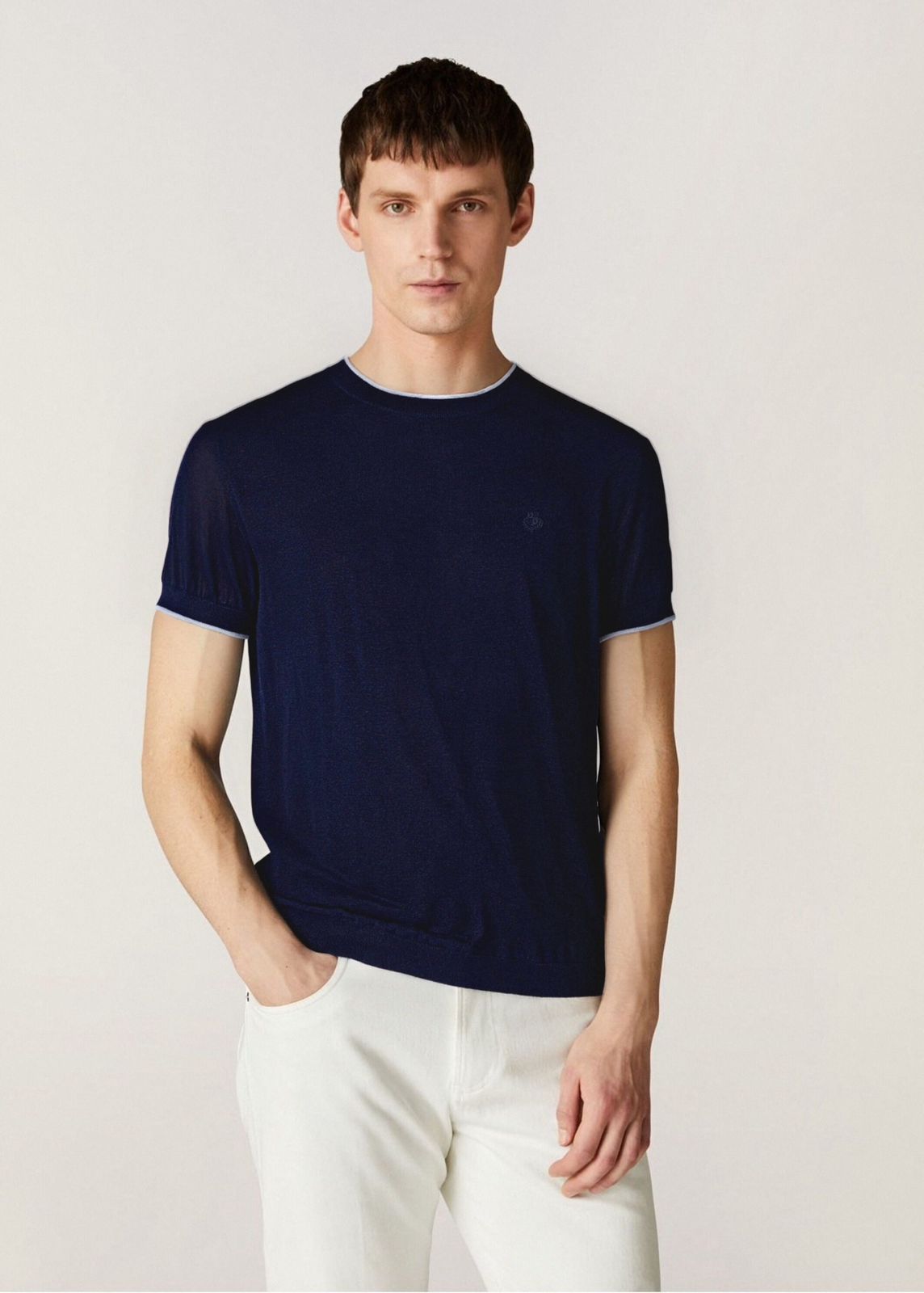 LORO PIANA Silk and Cotton-Blend T-Shirt
