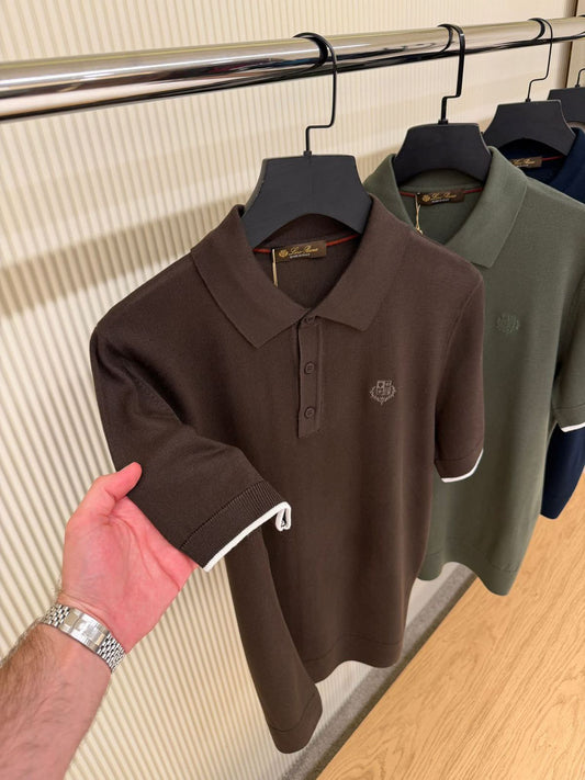 Loro Piana Polo Shirt Cashmere, Silk