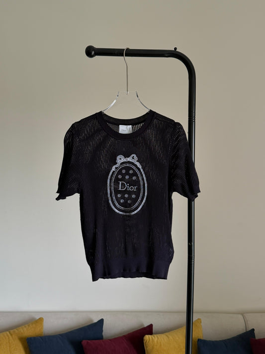 Dior Médaillon Short-Sleeved Sweater