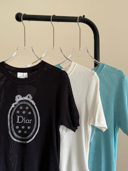 Dior Médaillon Short-Sleeved Sweater