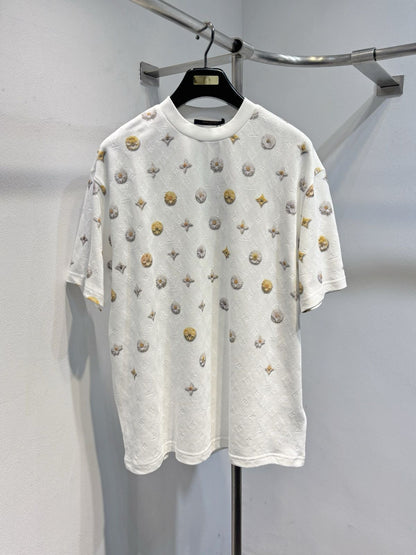 Louis Vuitton Overprinted Monogram Jacquard T-Shirt