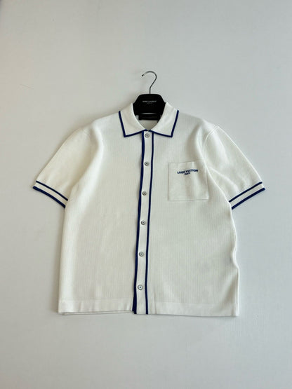 Louis Vuitton Waffle Signature Short-Sleeved Shirt