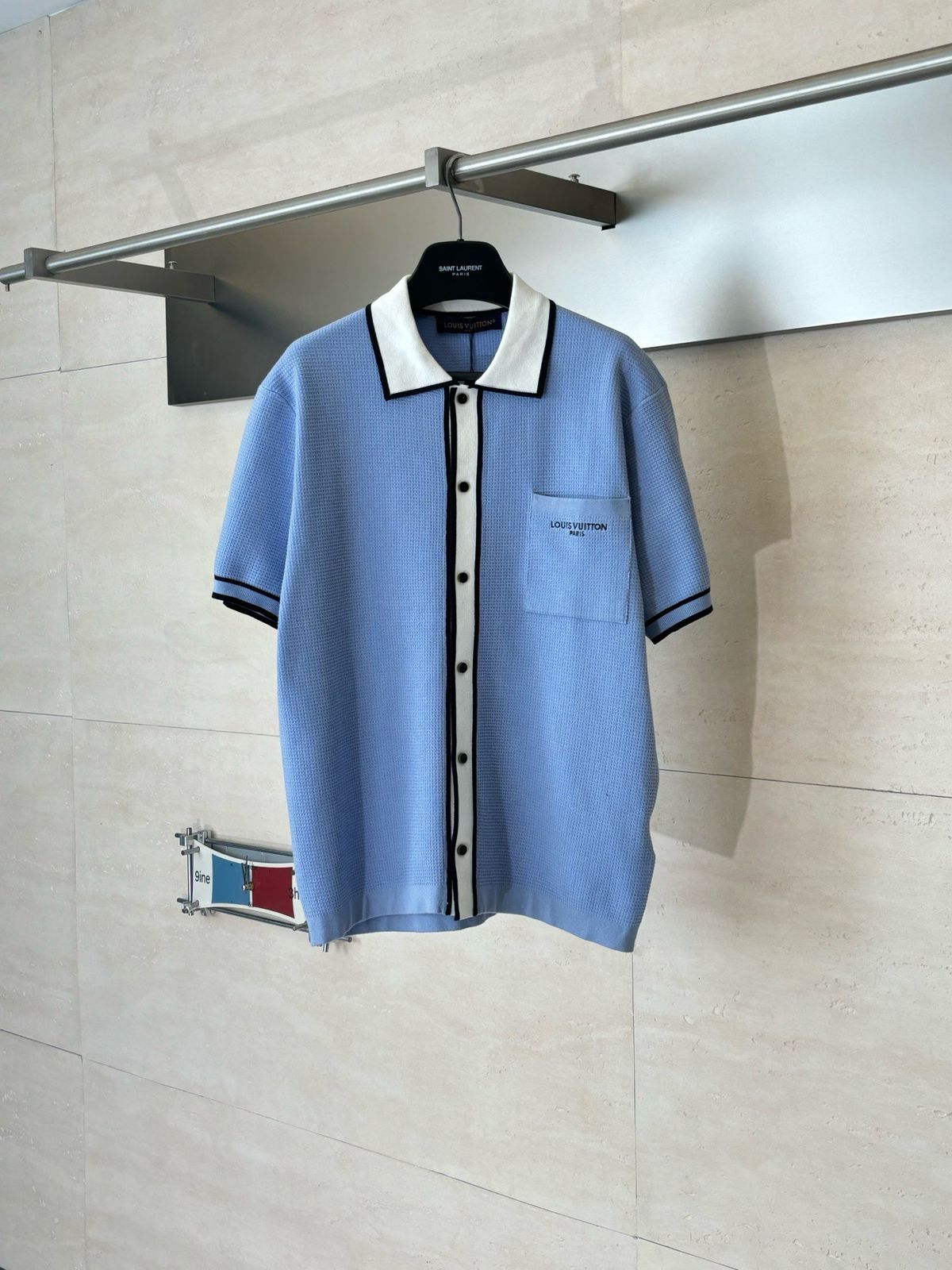 Louis Vuitton Waffle Signature Short-Sleeved Shirt