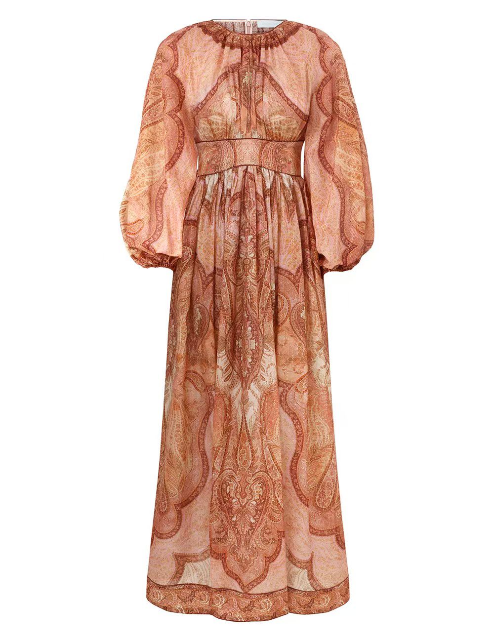 Zimmermann Red Wanderlust Midi Dress